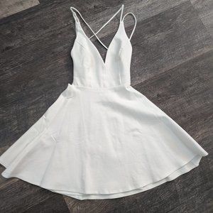 Lulu Short Strappy dress White